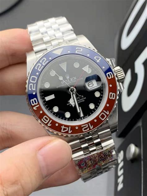 fake rolex gmt master ii pepsi|rolex gmt master 2 size.